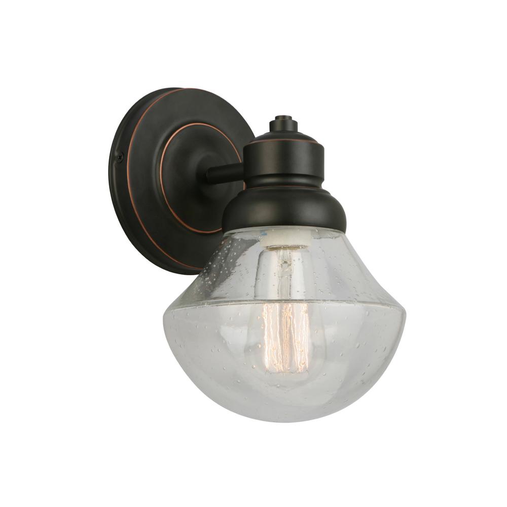 Design House 577858 Sawyer 1-Light Oil Rubbed Bronze Wall Sconce
