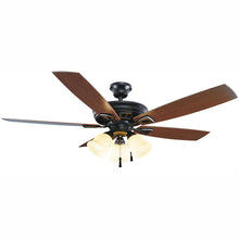 Load image into Gallery viewer, HDC 51552 Gazelle 52 in. LED Indoor/Outdoor Natural Iron Ceiling Fan 1002712422
