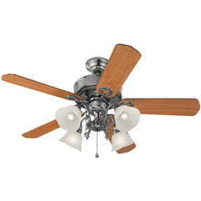 Load image into Gallery viewer, Harbor Breeze L2P1 Edenton 52-in Polished Pewter Indoor Ceiling Fan 331107

