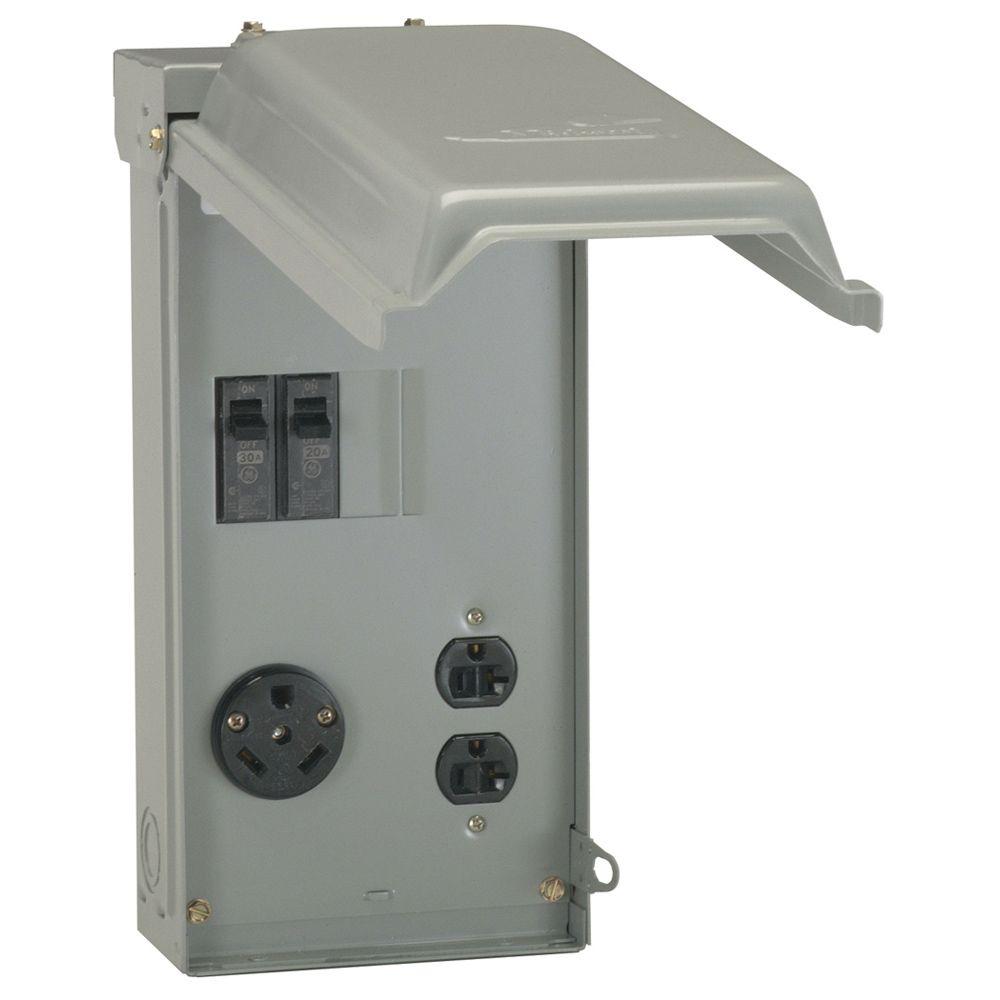 GE U041CP 70 Amp Power Outlet Box