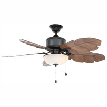 Load image into Gallery viewer, HDC 51422 Palm Cove 52&quot; LED Indoor/Outdoor Natural Iron Ceiling Fan 1002507982
