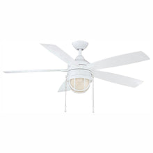 Load image into Gallery viewer, Hampton Bay AL634-WH Seaport 52&quot; LED White Ceiling Fan 1002633326
