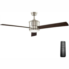 Load image into Gallery viewer, HDC 56060 Gamali 60 in. LED Indoor Brushed Nickel Ceiling Fan 1002316427
