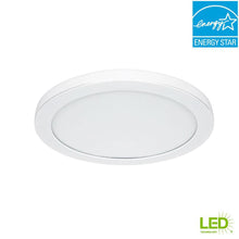 Load image into Gallery viewer, CE 74048/HD 15&quot; White LED Edge-Lit Flat Round Panel Flushmount 1001375539

