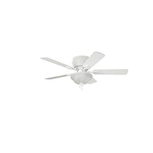 Load image into Gallery viewer, Harbor Breeze BTH44WW5L Mayfield 44&quot; White Indoor Flush Mount Ceiling Fan 807423
