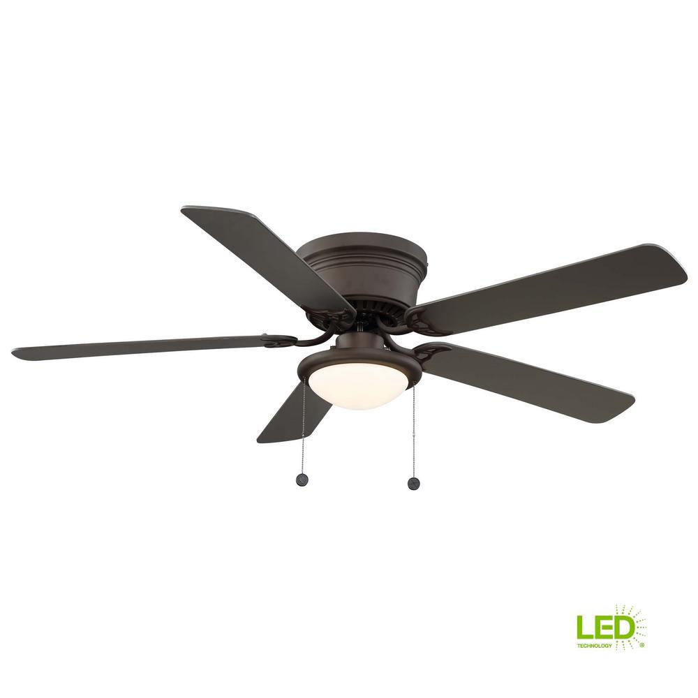 Hugger 56 in. AL383D-EB LED Espresso Bronze Ceiling Fan 1003023402