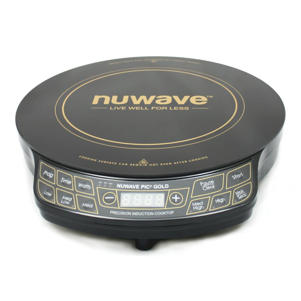 NuWave 30242 12 in. PIC Gold Precision Induction Cooktop Black