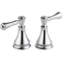 Load image into Gallery viewer, Delta H697 Pair of Cassidy Metal Lever Handles for Roman Tub Faucet in Chrome
