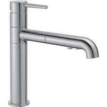 Load image into Gallery viewer, Delta 4159-AR-DST Trinsic Pull-Out Sprayer Kitchen Faucet Arctic Stainless

