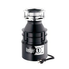 Load image into Gallery viewer, InSinkErator BADGER 1 W/C 1/3HP Continuous Feed Garbage Disposal w/ Power Cord
