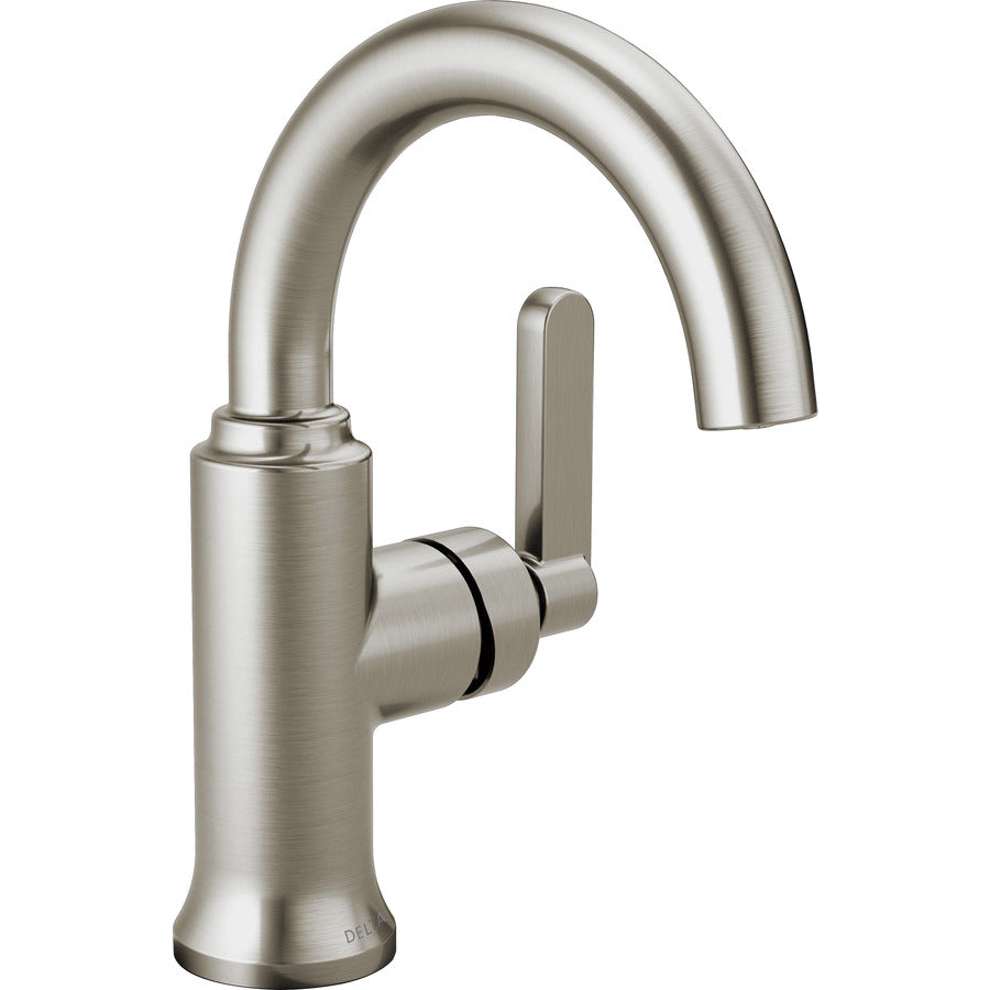 Delta 15769LF-SP Alux SpotShield Brushed Nickel 1-handle 1-Hole Bathroom Faucet