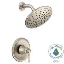 Load image into Gallery viewer, MOEN T2282EPBN Dartmoor Rain Shower Shower Only Faucet Trim Kit Brushed Nickel
