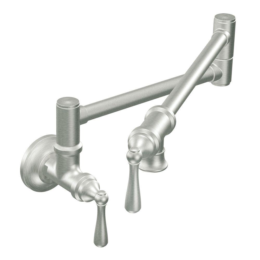 MOEN S664SRS Wall Mounted Swing Arm Potfiller in Spot Resist Stainless