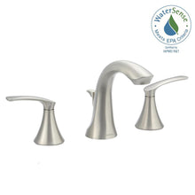 Load image into Gallery viewer, MOEN WS84551SRN Darcy 8&quot; Widespread High-Arc Bathroom Faucet, Brushed Nickel

