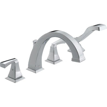 Load image into Gallery viewer, Delta T4751 Dryden 2-Handle Deck-Mount Roman Tub Faucet Trim Kit Only, Chrome
