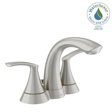 Load image into Gallery viewer, MOEN WS84550SRN Darcy 4&quot; Centerset Bathroom Faucet Spot Resist Brushed Nickel
