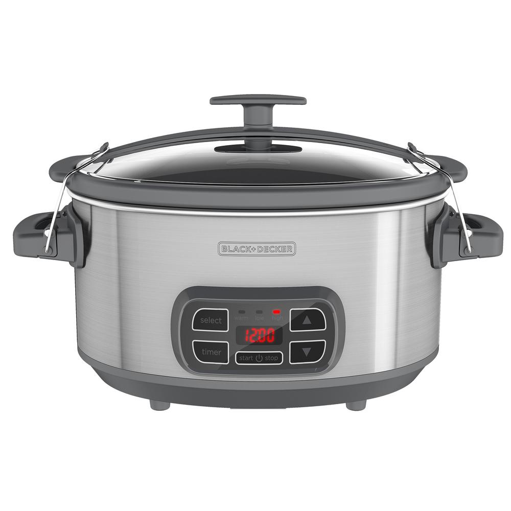 BLACK+DECKER SCD1007 7 Qt. Digital and Programmable Slow Cooker