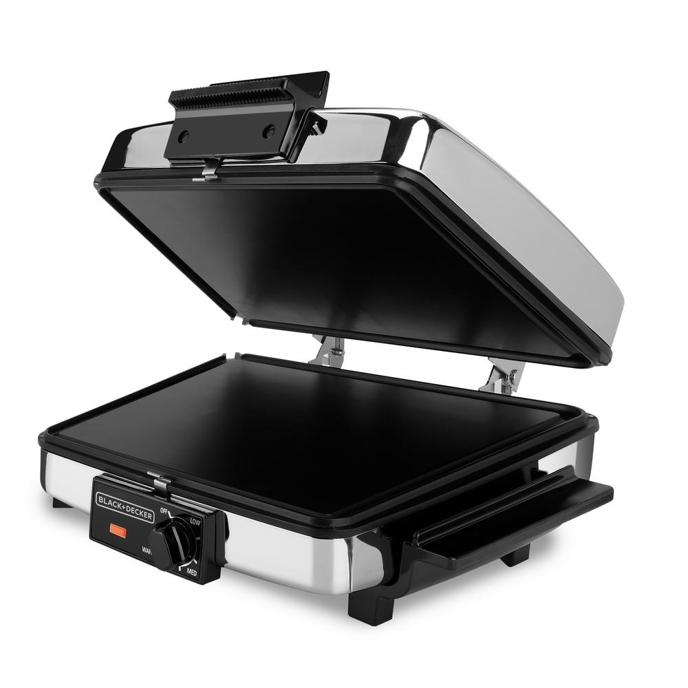 BLACK+DECKER G48TD Grill and Waffle Baker