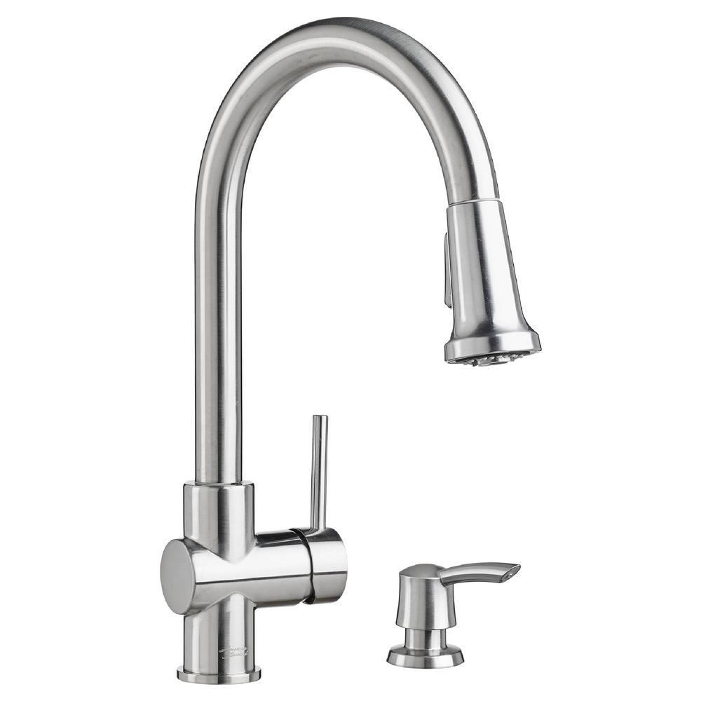 American Standard 9379315.075 Montvale 1-Handle Pull-Down Kitchen Faucet in SS