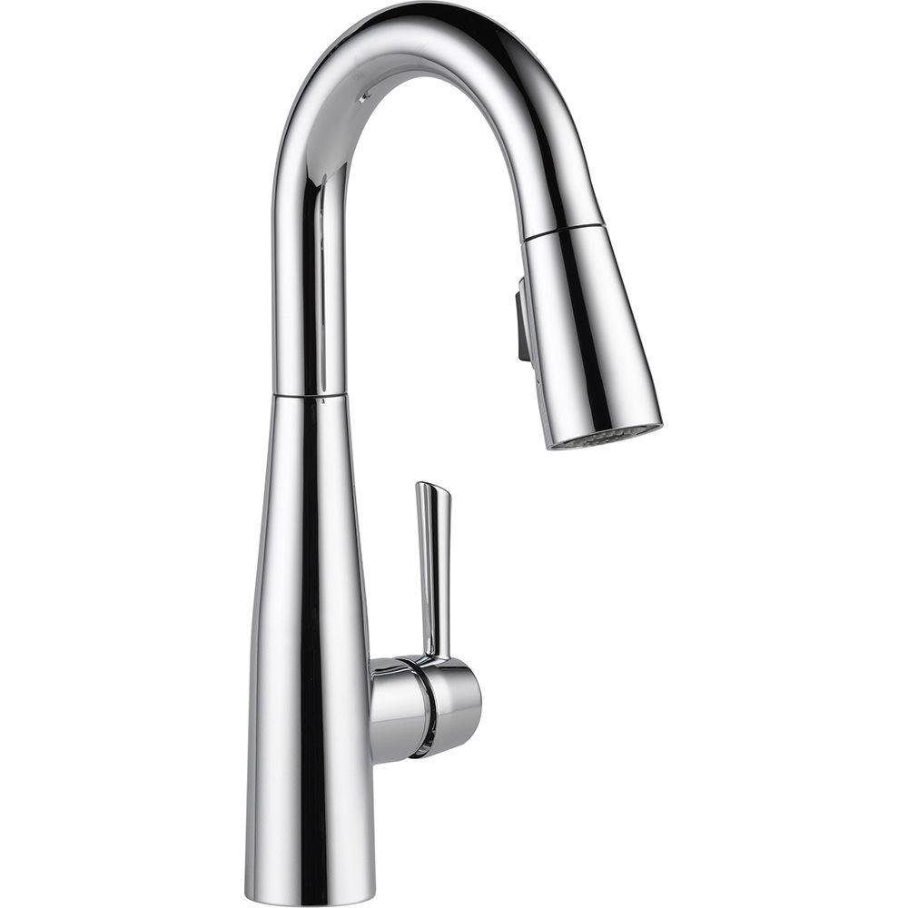 Delta 9913-DST Essa Single-Handle Bar Faucet with MagnaTite Docking in Chrome