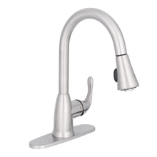 Load image into Gallery viewer, Glacier Bay 67551-0008D2 Market Pull-Down Spray Kitchen Faucet Stainless Steel
