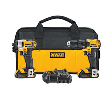 Load image into Gallery viewer, DEWALT DCK280C2 20V Max Li-Ion 1.5 Ah Compact Drill &amp; Impact Driver Combo Kit
