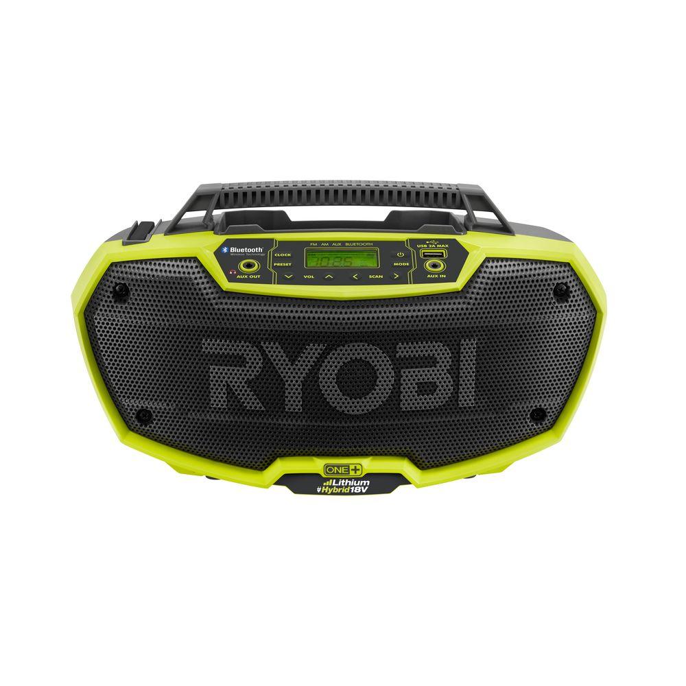 Ryobi P746 18V ONE+ Hybrid Stereo with Bluetooth Wireless Technology