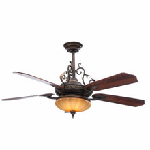 Load image into Gallery viewer, Hampton Bay 34012 Chateau 52 in. De Ville Walnut Ceiling Fan 266848
