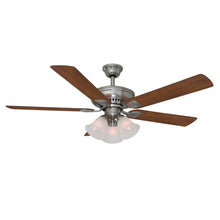 Load image into Gallery viewer, Hampton Bay 41359 Campbell 52&quot; Brushed Nickel Ceiling Fan 995050
