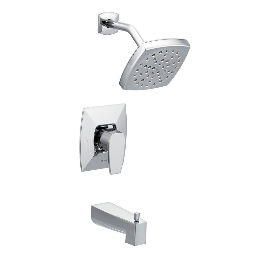 MOEN TS8713 Via 1-Handle 1-Spray PosiTemp Tub and Shower Faucet Chrome