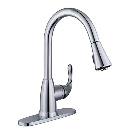 Glacier Bay 67551-0001 Market 1-Handle Pull-Down Sprayer Kitchen Faucet Chrome