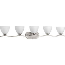 Load image into Gallery viewer, Progress Lighting P300099-009 Laird 5-Light Brushed Nickel Bath Light
