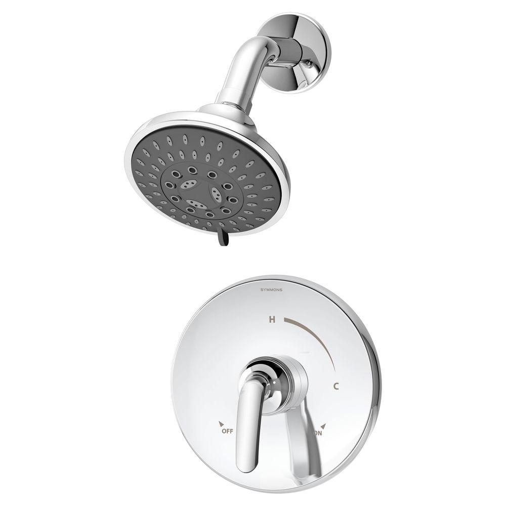 Symmons 5501-TRM Elm 1-Handle Shower Faucet Trim in Chrome, Valve Not included