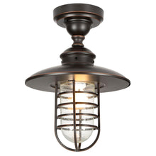 Load image into Gallery viewer, Hampton Bay DYX1701A Dual-Purpose 1-Light Hanging Oil-Rubbed Bronze Pendant
