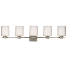 Load image into Gallery viewer, Design House 556175 Oslo 5-Light Brushed Nickel Vanity Light

