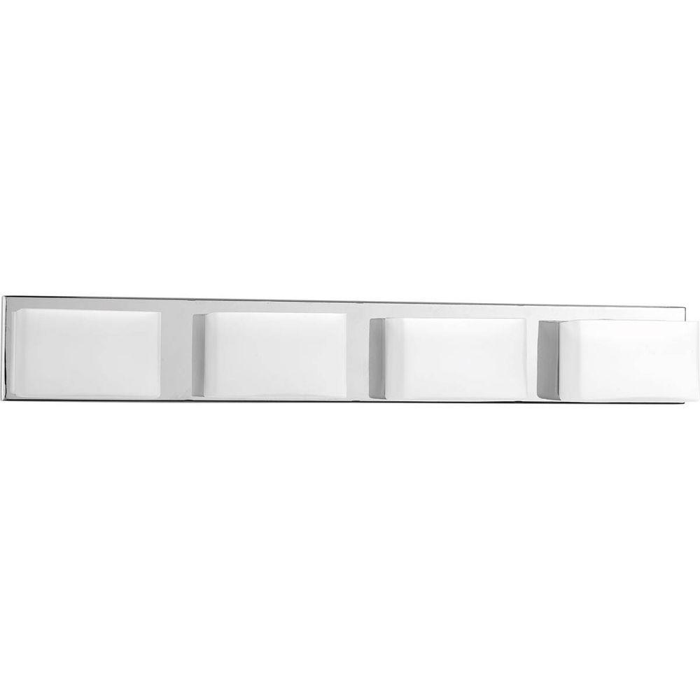 Progress Lighting P2145-1530K Ace 4-Light Integrated LED Vanity Light Chrome