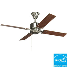 Load image into Gallery viewer, Progress Lighting P2531-09 North Park 52&quot; Indoor Brushed Nickel Ceiling Fan
