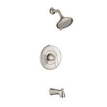 Load image into Gallery viewer, American Standard Chatfield Tub &amp; Shower Faucet Brushed Nickel 1001515028
