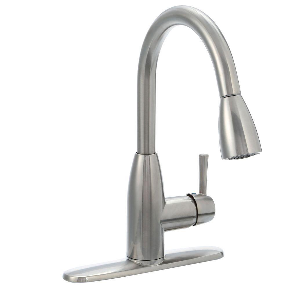 American Standard 4005SSF Fairbury Pull-Down Kitchen Faucet Stainless Steel