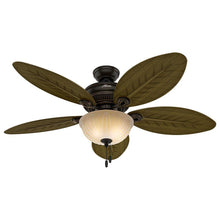 Load image into Gallery viewer, Hunter 54050 Grand Cayman 54&quot; Indoor/Outdoor Onyx Bengal Bronze Ceiling Fan
