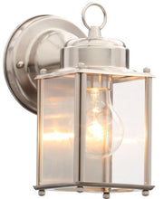 Load image into Gallery viewer, Progress Lighting P5607-09 Brushed Nickel Outdoor Wall Lantern
