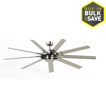 Load image into Gallery viewer, Fanimation LP8147SLBN Slinger v2 72&quot; Brushed Nickel LED Ceiling Fan 581598
