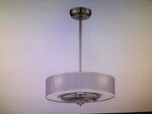 Load image into Gallery viewer, World Imports WI9734-02 Cozette 24 in. Satin Nickel Indoor Ceiling Fan
