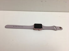 Load image into Gallery viewer, Apple Watch Series 1 MLCH2LL/A Sport 38mm Rose Gold Case Lavender Sport Band
