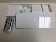 Load image into Gallery viewer, Genuine Apple Magic Mouse 2 and Bluetooth Keyboard Combo A1657 A1644, White
