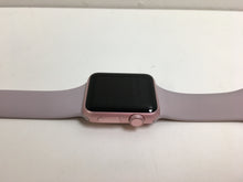 Load image into Gallery viewer, Apple Watch Series 1 MLCH2LL/A Sport 38mm Rose Gold Case Lavender Sport Band
