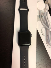 Load image into Gallery viewer, Apple Watch MTF02LL/A Series 3 38mm GPS Aluminum Case Sport Band Black
