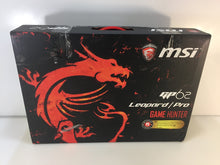 Load image into Gallery viewer, Gaming Laptop MSI GP62 Leopard-1046 15.6&quot; i7-7700HQ 2.8GHz 16GB 1TB GTX1050
