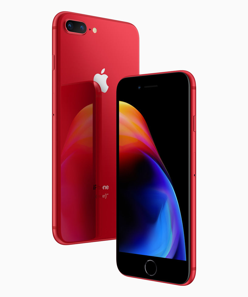 Apple iPhone 8 Plus RED 256GB (Factory Unlocked) A1864 (CDMA + GSM) MRT82LL/A