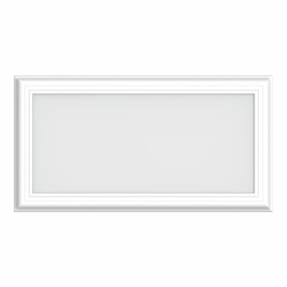 Commercial Electric 74214/HD Dimmable White LED Edge-Lit Deco Panel Flush Mount